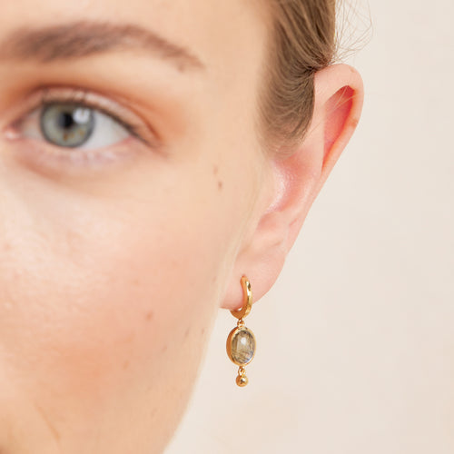 Créoles Bianka Labradorite