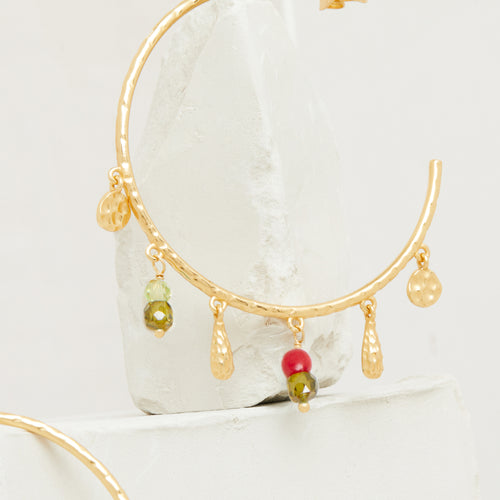 Créoles Laliya Apatite Verte