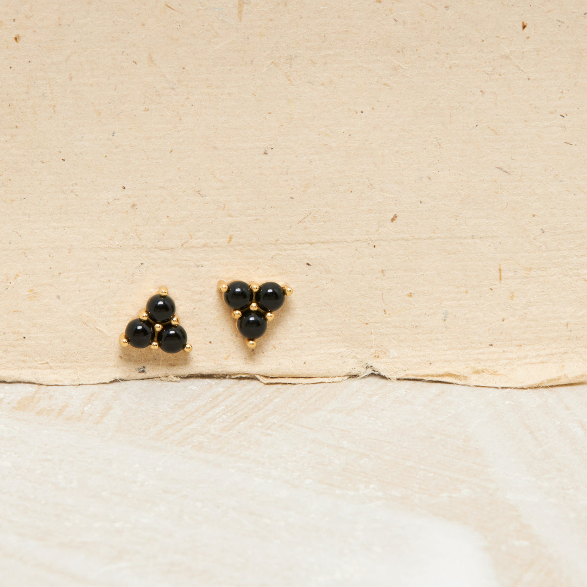 Boucles D'Oreilles Graziela Onyx Noir
