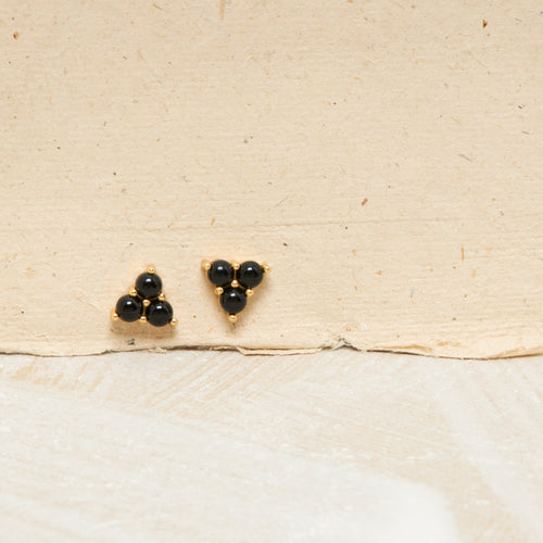 Boucles D'Oreilles Graziela Onyx Noir