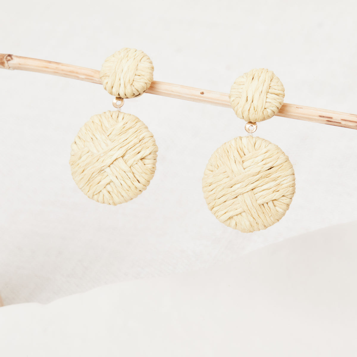 Boucles D'Oreilles Pepita Naturel