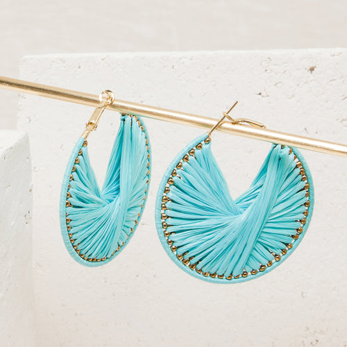 Créoles Gabriela Turquoise