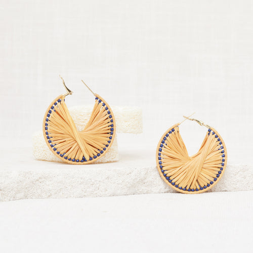 Créoles Gabriela Miel/Denim