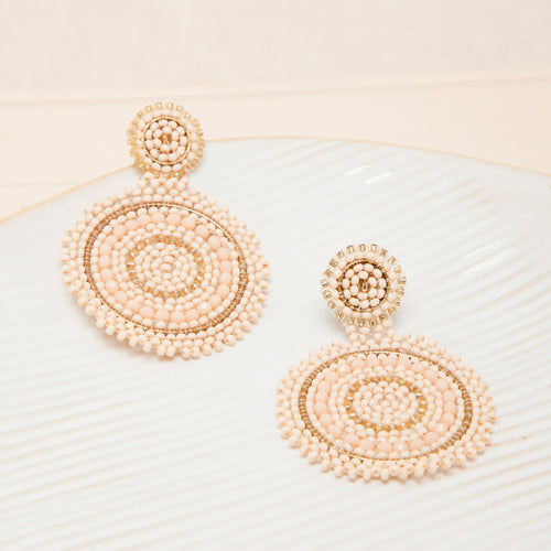 Boucles D'Oreilles  Julieta Ecru