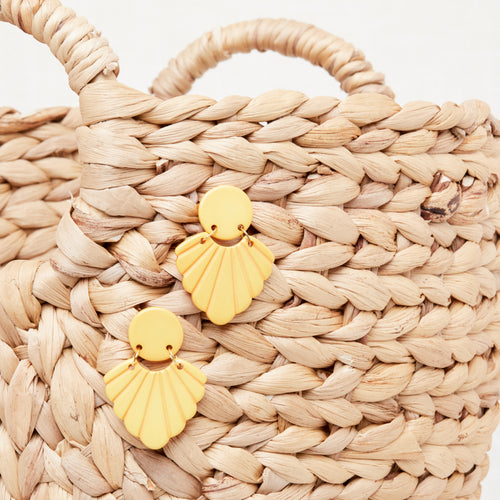 Boucles D'Oreilles Flora Jonquille