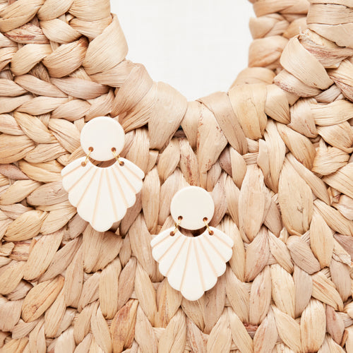 Boucles D'Oreilles Flora Peche