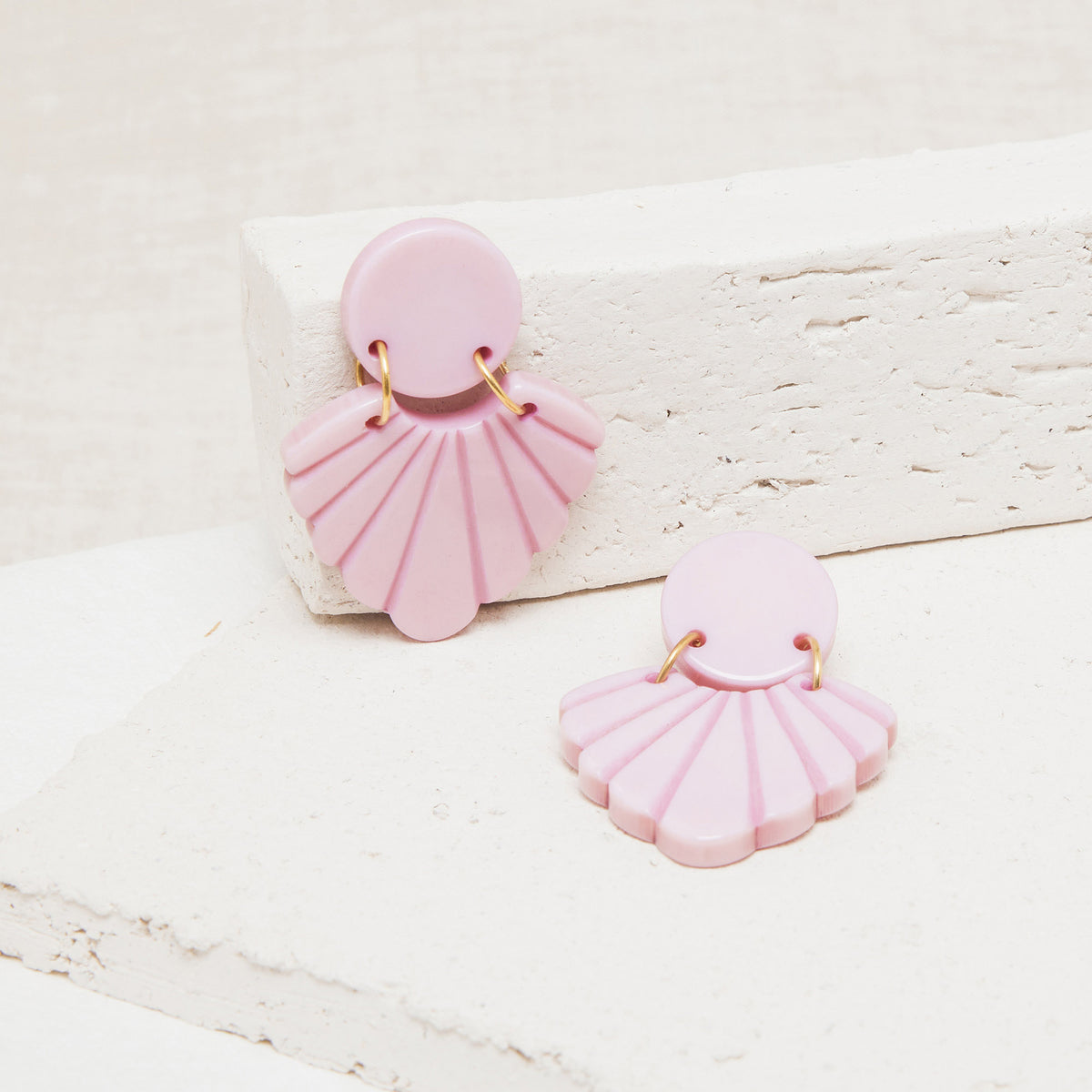 Boucles D'Oreilles Flora Lilas