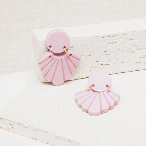 Boucles D'Oreilles Flora Lilas