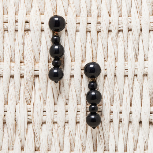 Boucles D'Oreilles Pomme Noir