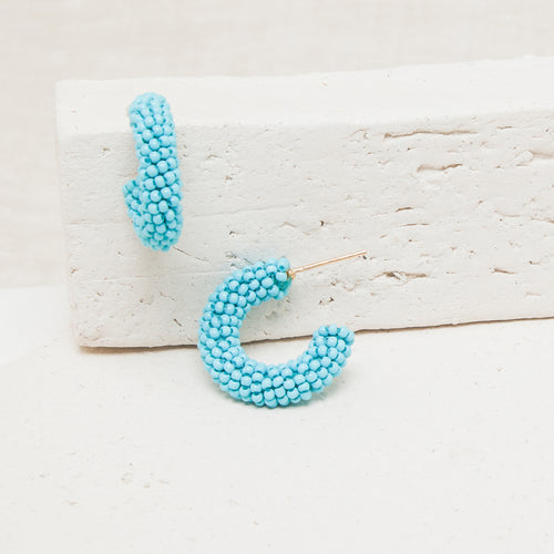 Créoles Polina Turquoise