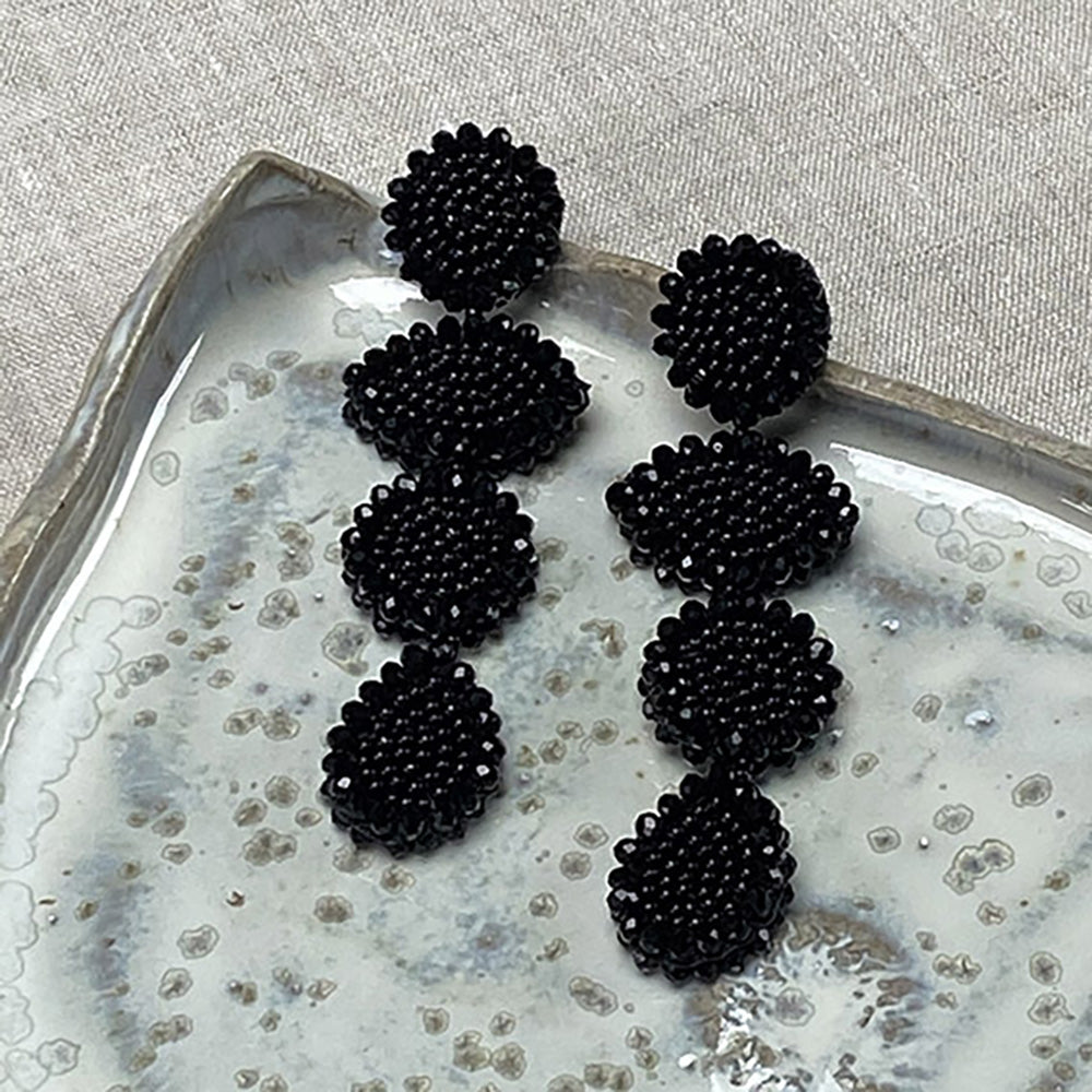 Boucles D'Oreilles Pitsie Noir