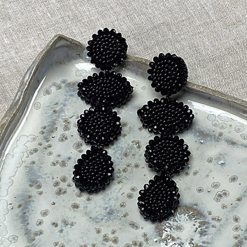 Boucles D'Oreilles Pitsie Noir