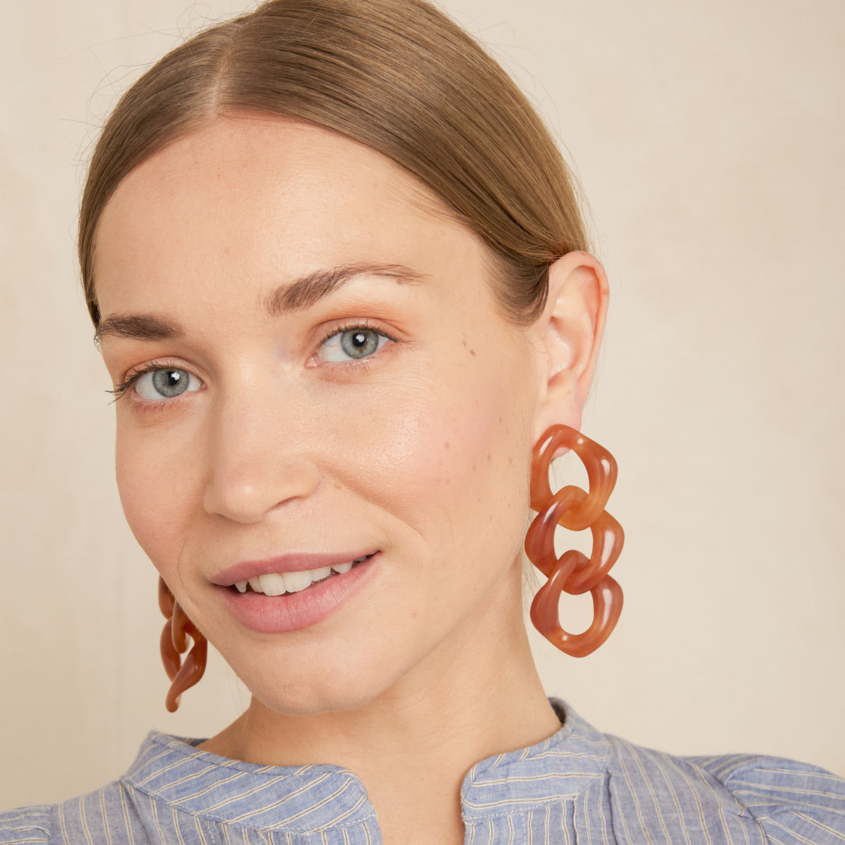 Boucles D'Oreilles Gavin Ecaille