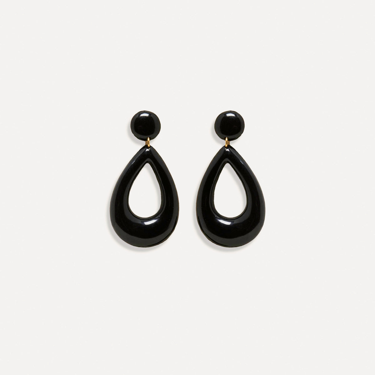 Boucles d'oreilles Flavy Noir