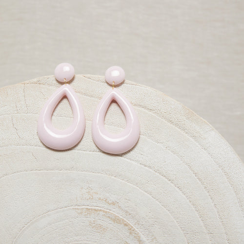 Boucles D'Oreilles Flavy Rose Quartz