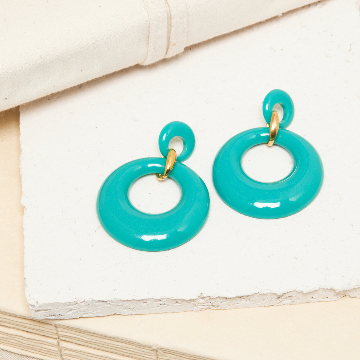 Boucles D'Oreilles Betty Menthe