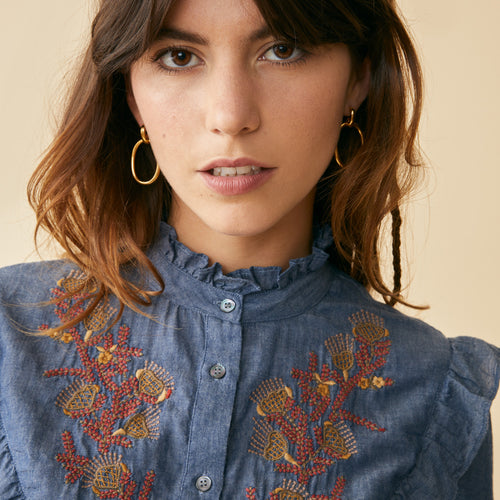 Boucles D'Oreilles Pam Or