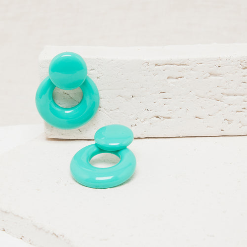 Clips D'Oreilles Enza Menthe