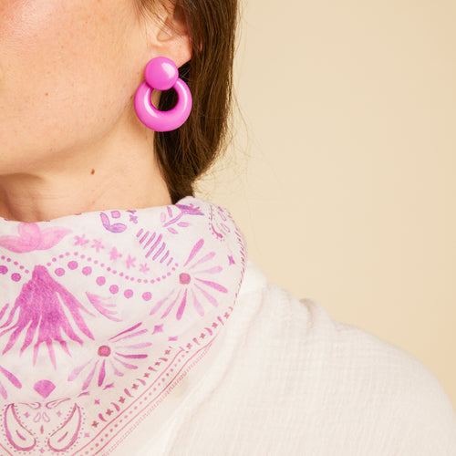 Clips D'Oreilles Enza Purple