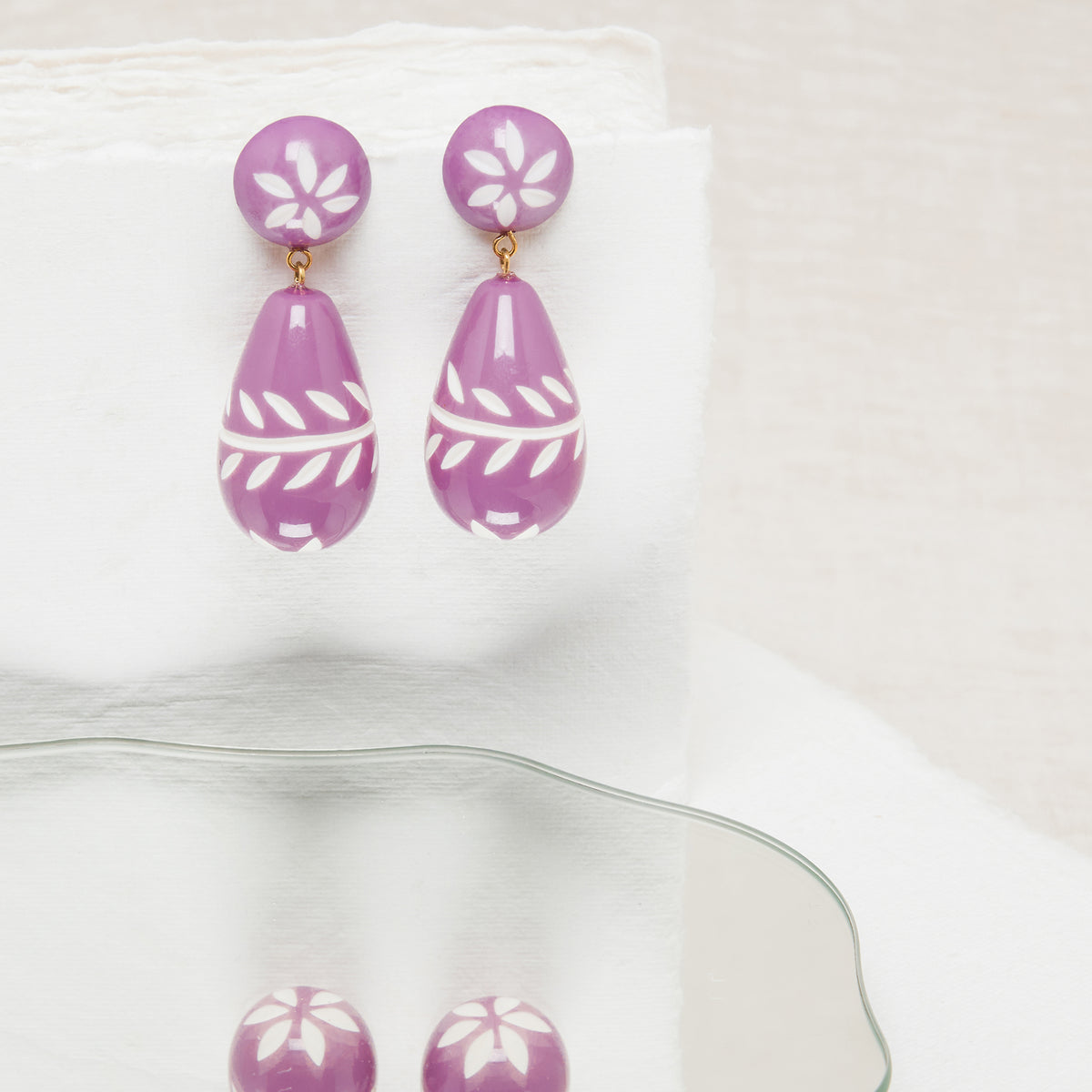 Boucles D'Oreilles Giliae Violine