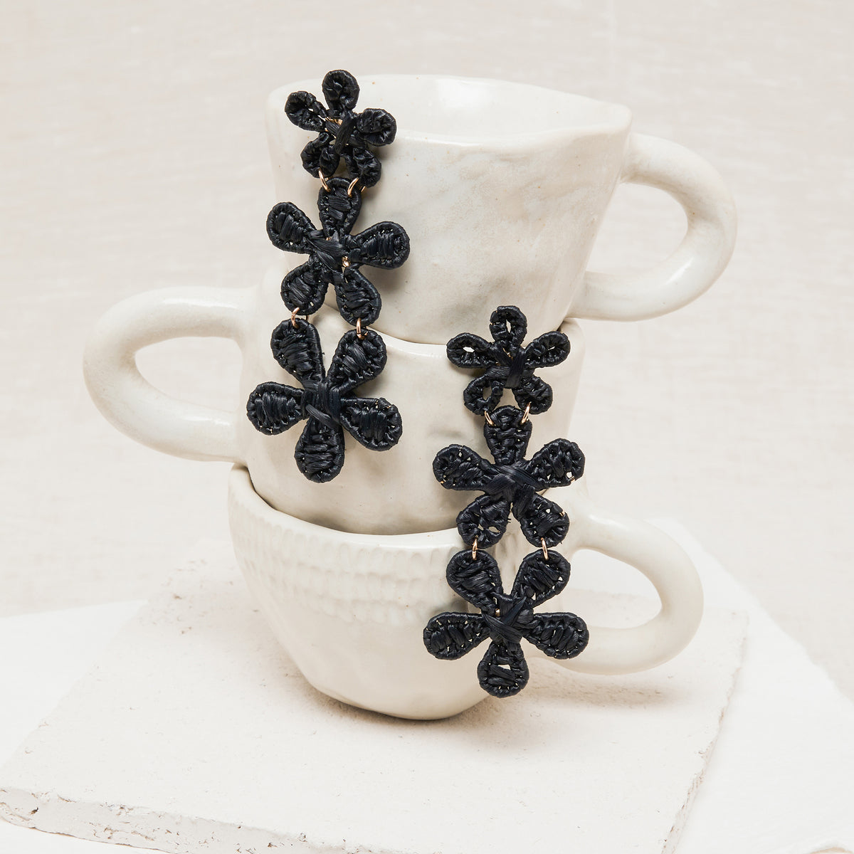 Boucles D&#39;Oreilles Maelie Noir