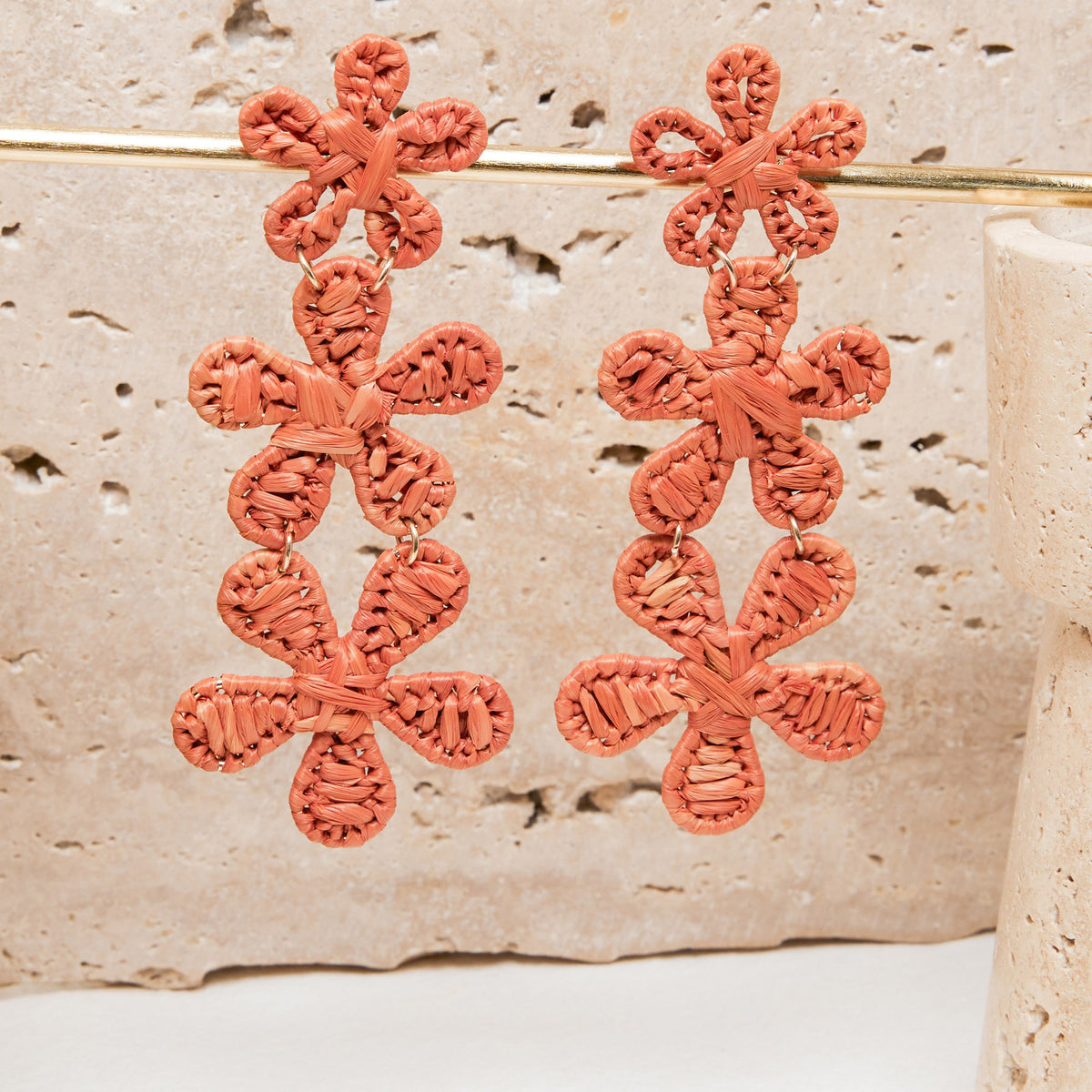 Boucles D&#39;Oreilles Maelie Terracotta