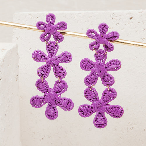 Boucles D&#39;Oreilles Maelie Purple