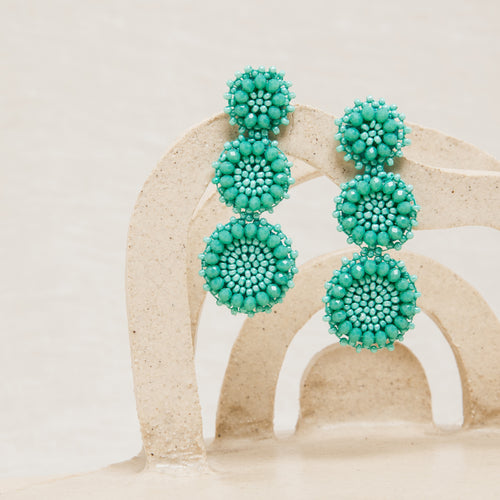 Boucles D'Oreilles Abriel Menthe