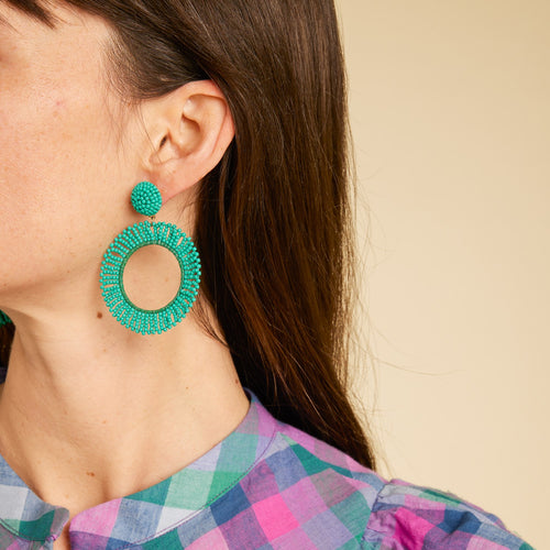 Boucles D'Oreilles Cecilia Menthe