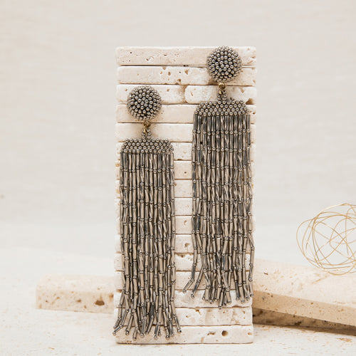 Boucles D'Oreilles Eclipse Hematite