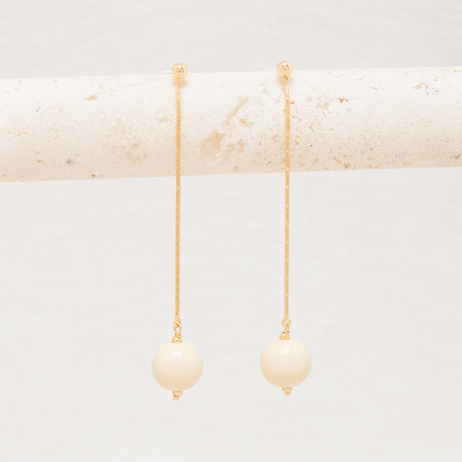 Boucles D'Oreilles Lean Ecru 