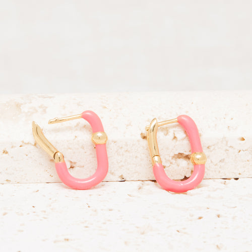 Boucles D&#39;Oreilles Mini Georgy Rose Fluo