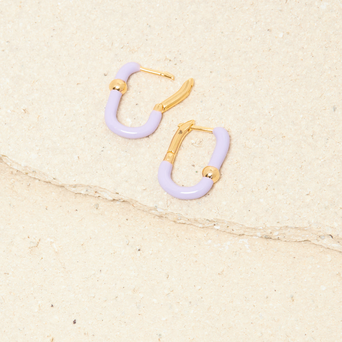 Boucles D'Oreilles Mini Georgy Lavande
