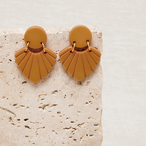 Clips D'Oreilles Flora Clip Muscade