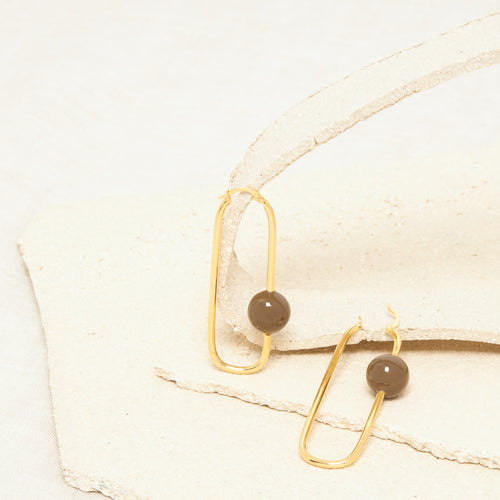 Créoles Maxi Georgina Toffee