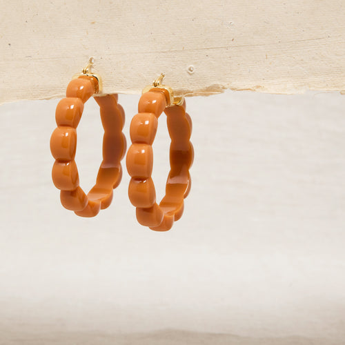 Boucles D'Oreilles Suzette Muscade