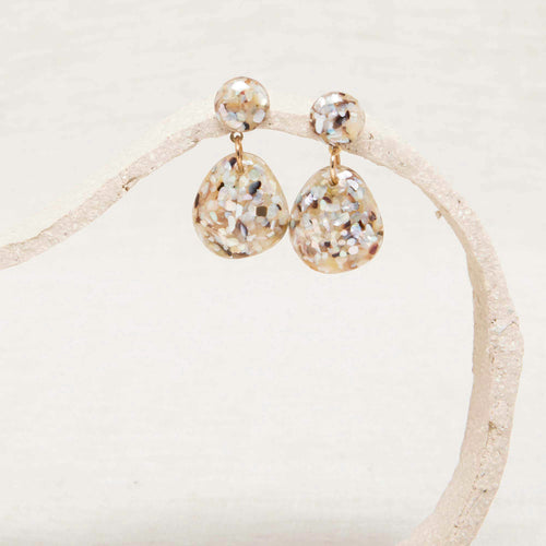 Boucles d'oreilles Nikita Nacre
