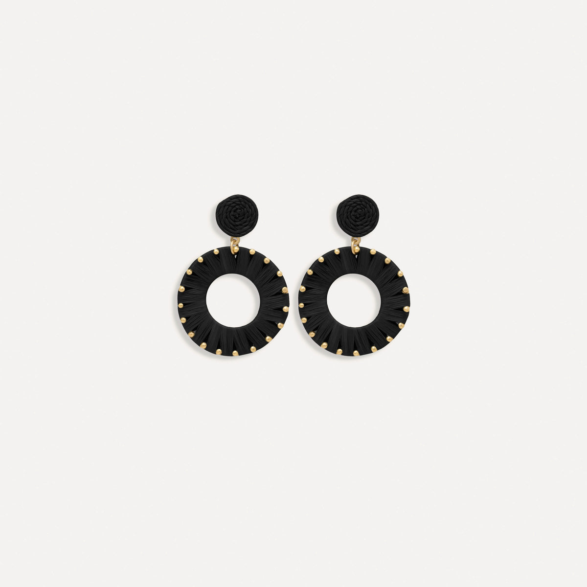 Boucles d'oreilles Joee  Noir