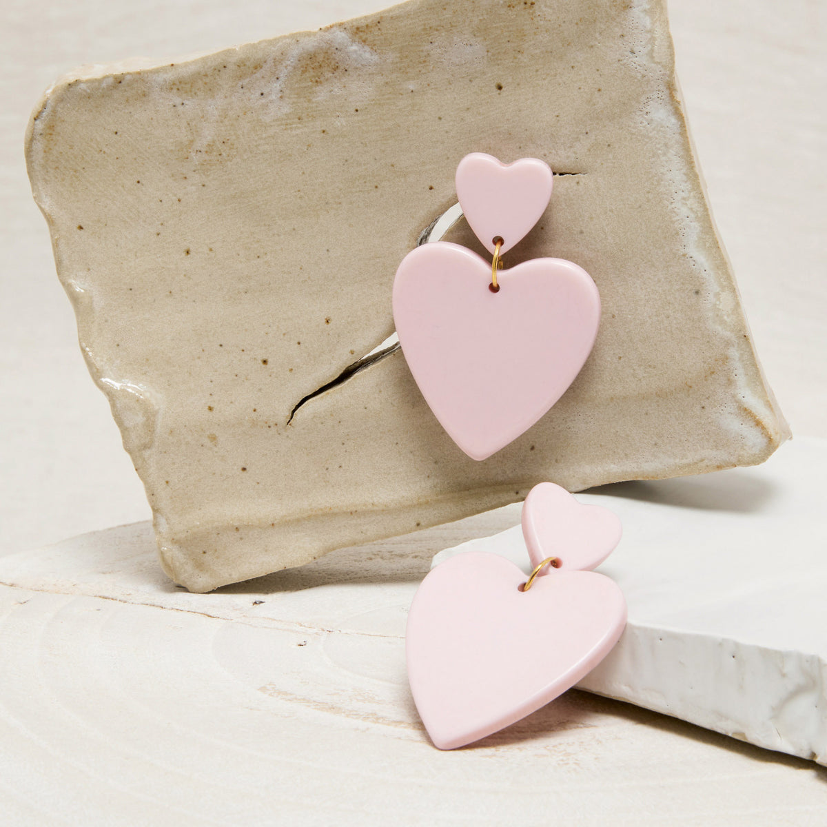 Boucles D&#39;Oreilles Mini Theophile Rose Quartz