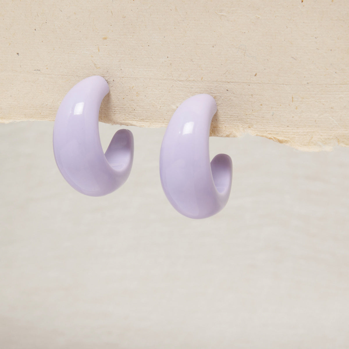 Boucles D'Oreilles Mini Irene Lavande