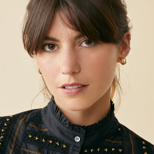 Boucles d&#39;oreilles Tiffen Or