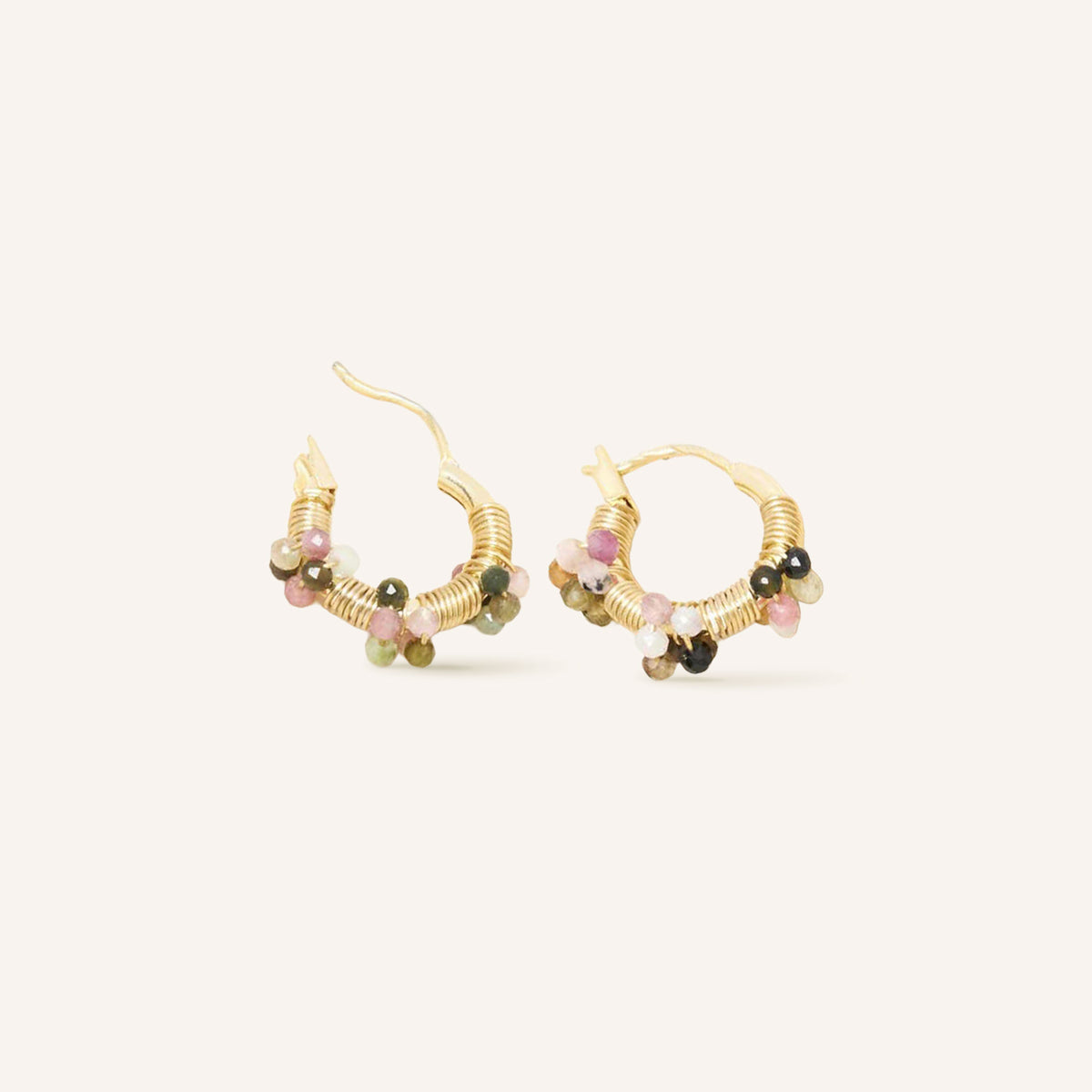 Boucles d'oreilles Dora Rubis Zoisite