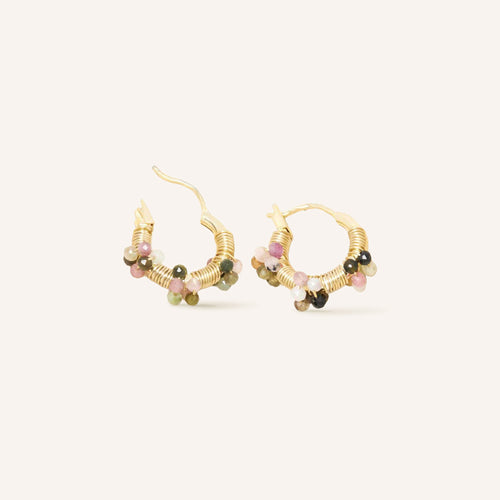 Boucles d'oreilles Dora Rubis Zoisite