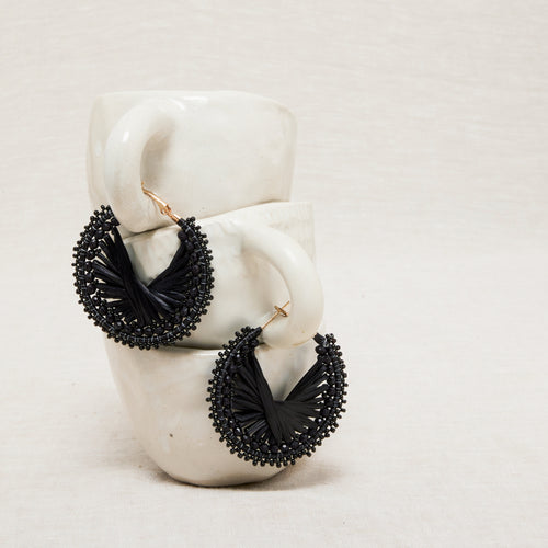 Boucles D'Oreilles Grazziella Noir