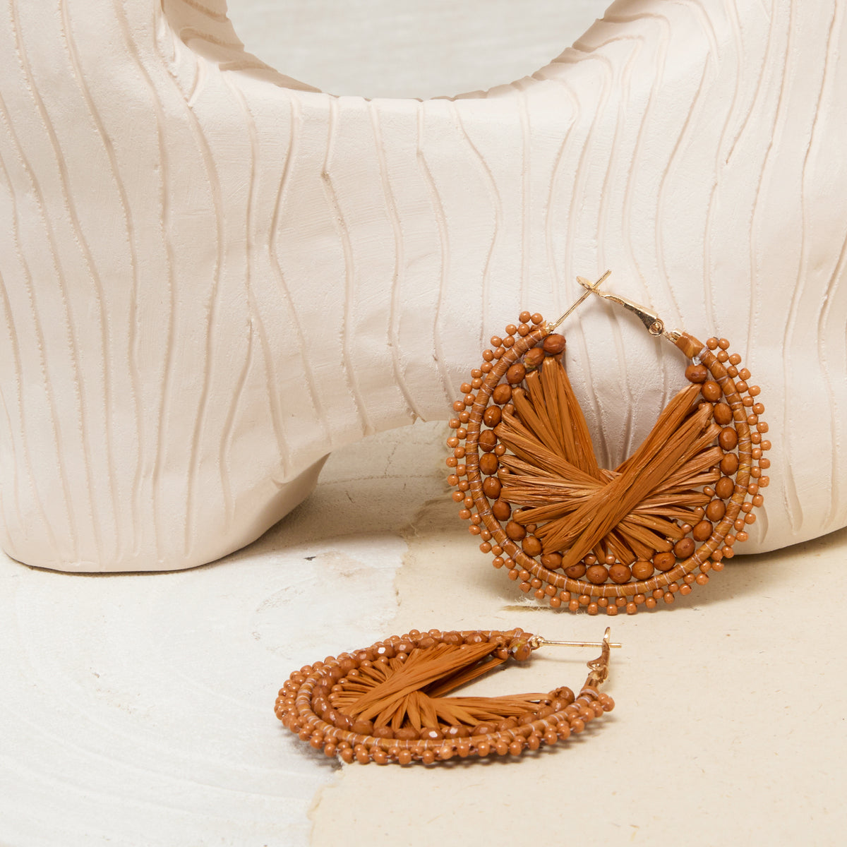 Boucles D&#39;Oreilles Grazziella Muscade