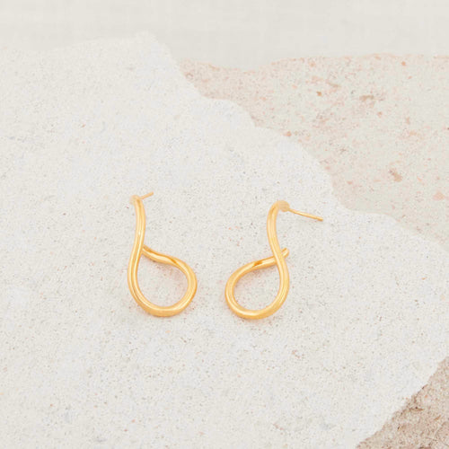 Boucles d'oreilles Infinity Or