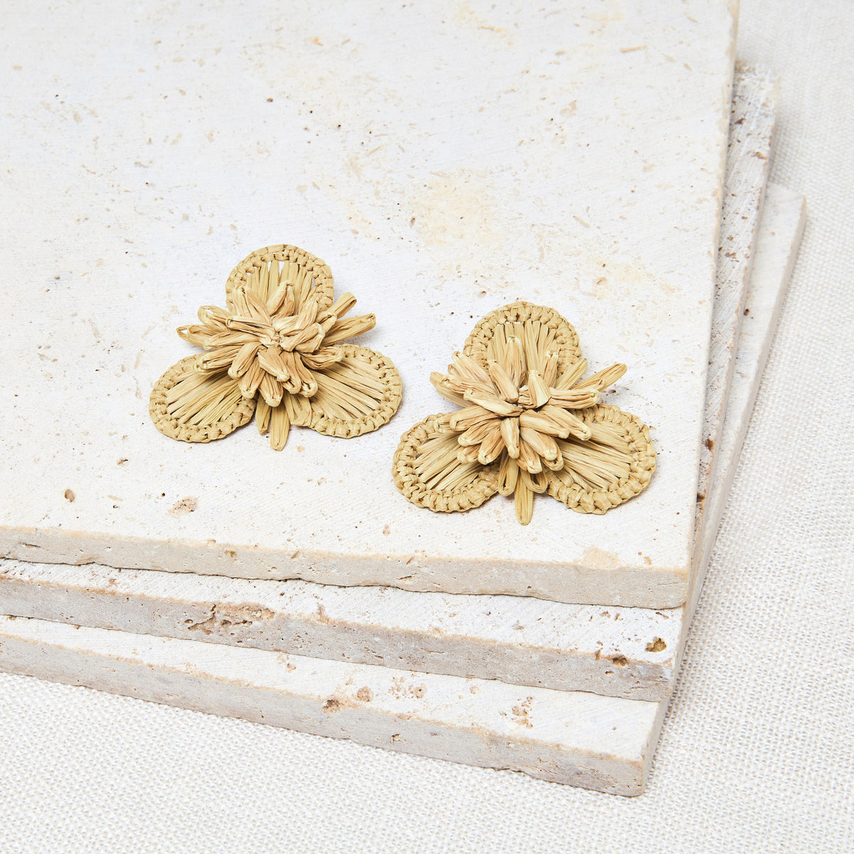 Boucles D&#39;Oreilles Florita Naturel