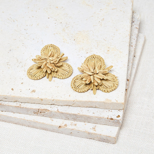 Boucles D&#39;Oreilles Florita Naturel