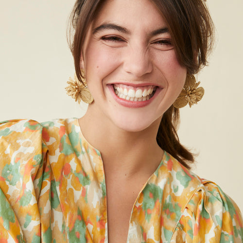 Boucles D&#39;Oreilles Florita Naturel