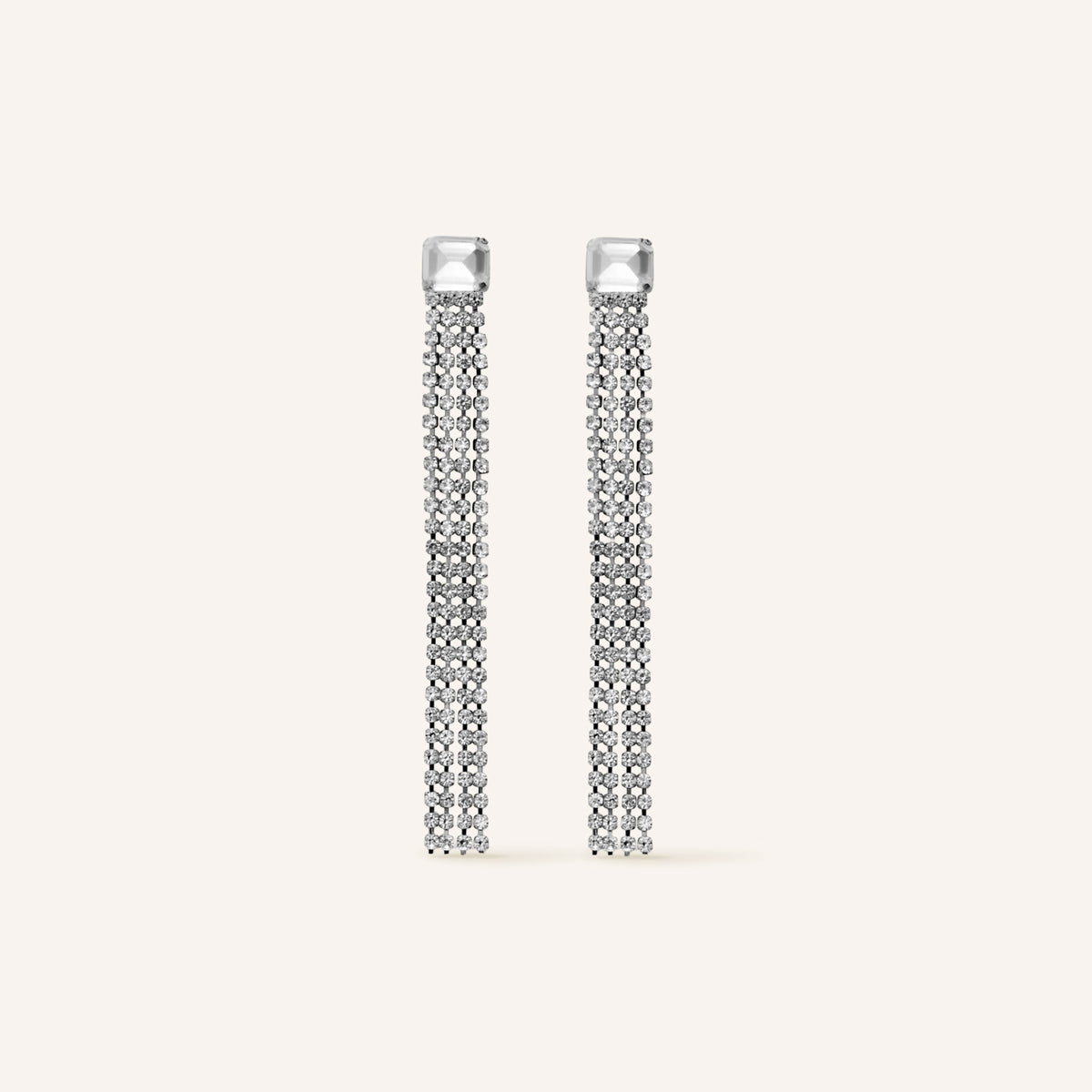 Boucles d'oreilles Scarlet Argent